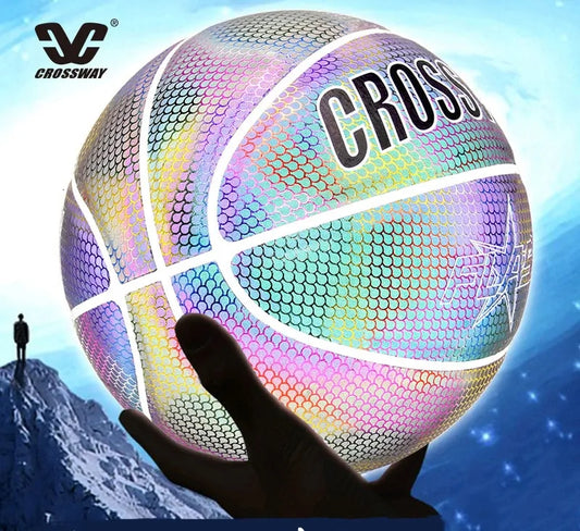 Holographic Reflective Wear-Resistant Luminous Basketball